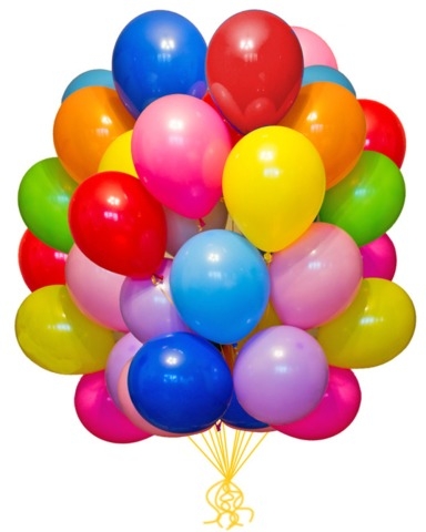 Разноцветные воздушные шары с доставкой по Черной Грязи