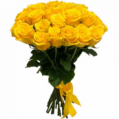 Заказать 31-у желтую розу с доставкой по Черной Грязи