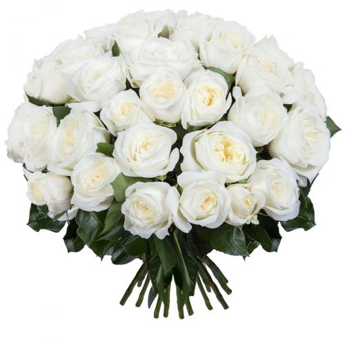 45 белых роз с доставкой по Черной Грязи